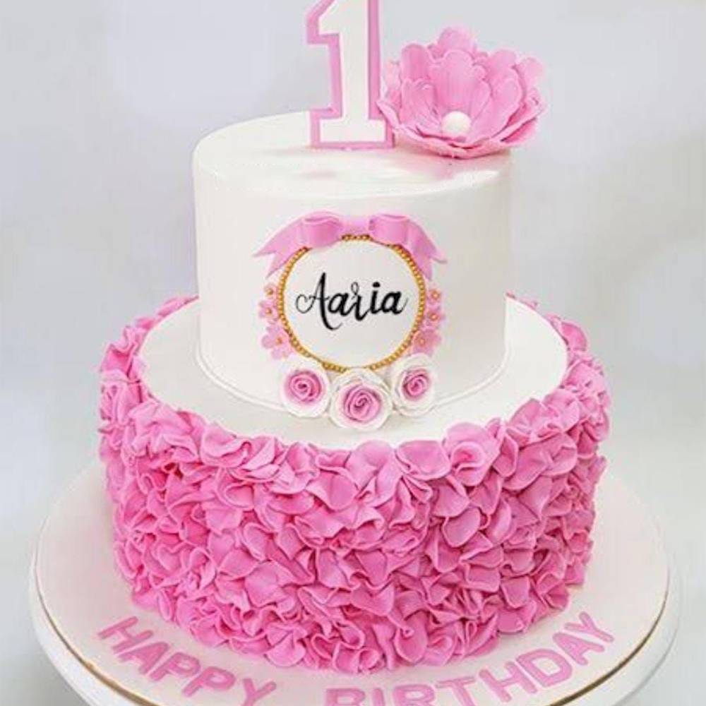 Pink Ruffled Frosting 2kg chocolate