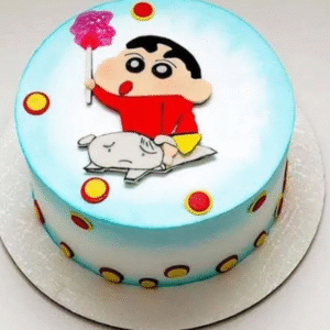 Shinchan n shiro photo cake 1 kg chocolate