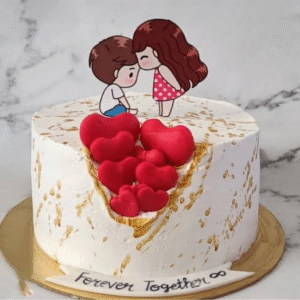 A Cute Couple Cake 1 kg Chocolate