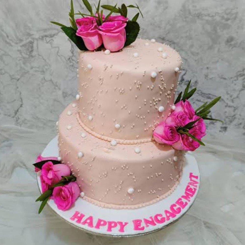 Pink Frosting and Pink Flowers Bliss 2kg Chocolate