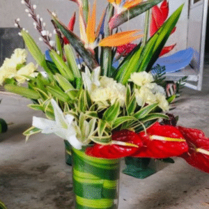 The Floral Table Pot Arrangement